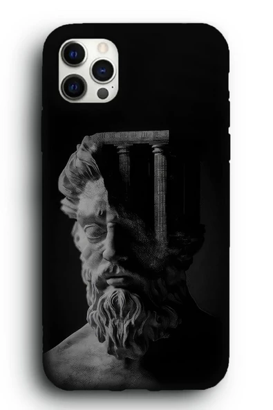 iPhone 11 Pro Max Uyumlu Lansman Telefon Kılıfı "Stoik Erkek Marcus Aurelius Filozof Plato"