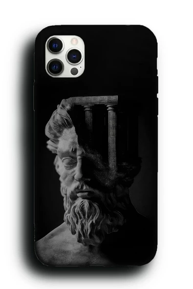 iPhone 11 Pro Uyumlu Lansman Telefon Kılıfı "Stoik Erkek Marcus Aurelius Filozof Plato"