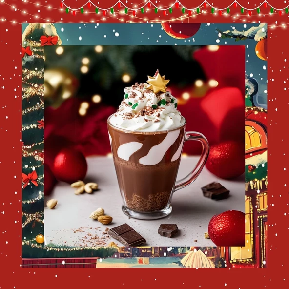 Christmas Kiss Hot Chocolate 2024 - Çikolatalı Marshmallow Aromalı Sıcak Çikolata - 4