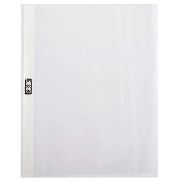 Cassa Poşet Dosya 100 Lü A5 Şeffaf