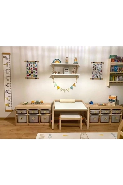 İngilizce Figürlü 12 Li Set Dolap Etiketi - 4