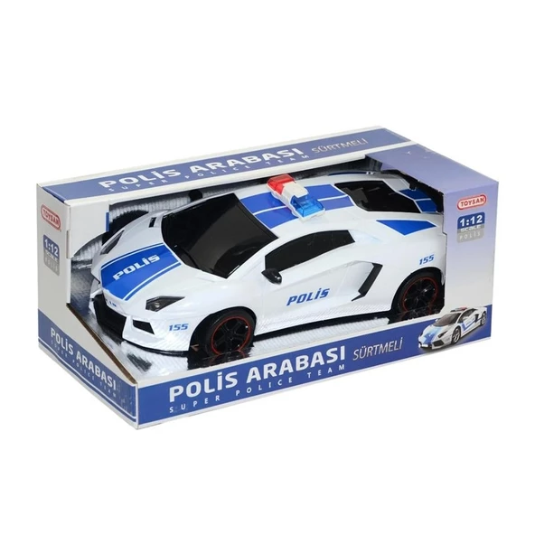 Toysan 15 Sürtmeli Polis Arabası 1:12 - 2
