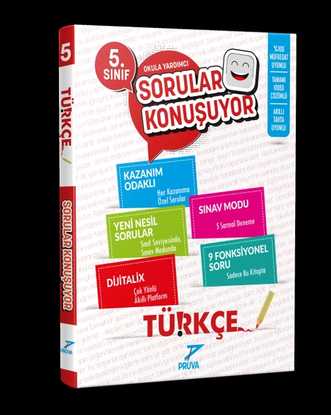 PRUVA AKADEMİ YAYINCILIK 5.SINIF TÜRKÇE SORULAR KONUŞUYOR