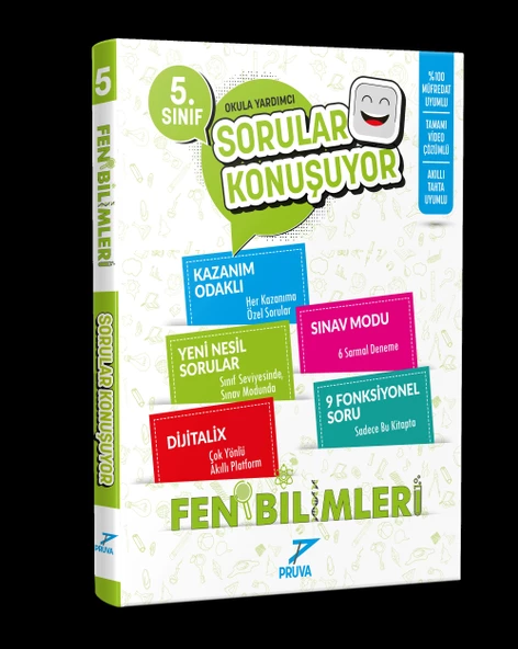 PRUVA AKADEMİ YAYINCILIK 5.SINIF FEN BİLİMLERİ SORULAR KONUŞUYOR