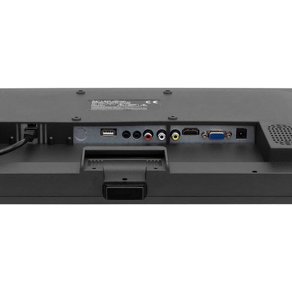 HELLO HL-2200 22 AUDIO IN-RCA-VGA-HDMI-USB FULL HD LED MONİTÖR+HOPARLÖR (220V-12 VOLT)(55 CMX32 CM) - Resim 2