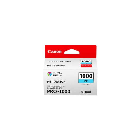 Canon PFI-1000PC Foto Mavi Mürekkep Kartuş