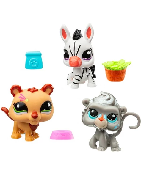 Littlest Pet Shop Minişler 3lü Figür Seti 00597 - Resim 2