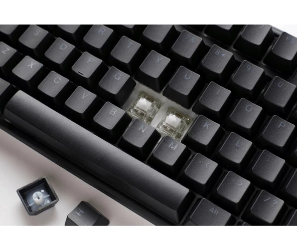 DUCKY ONE 3 SF Mini Mekanik Blue Swicth Türkçe Q Siyah Oyuncu Klavyesi - Resim 3