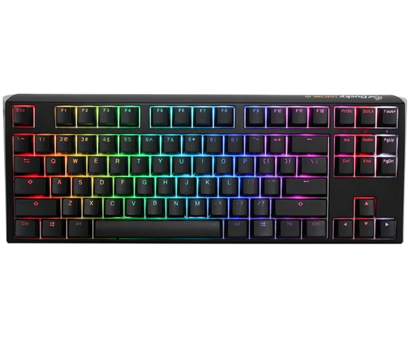 DUCKY ONE 3 TKL Mekanik Blue Swicth Türkçe Q Siyah Oyuncu Klavyesi