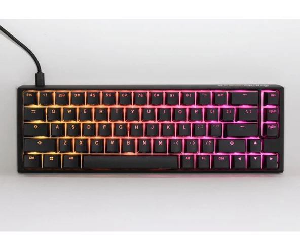 DUCKY ONE 3 SF Mini Mekanik Blue Swicth Türkçe Q Siyah Oyuncu Klavyesi