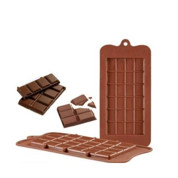 Tablet Silikon Çikolata Kalıbı Mini 10.5X21 CM BT2373 - 2