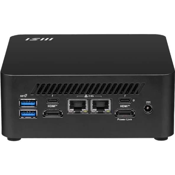 MSI CUBI NUC 1M-003EU CORE 3 100U 8GB DDR5 512GBB SSD W11PRO SIYAH MINI DT PC - 4