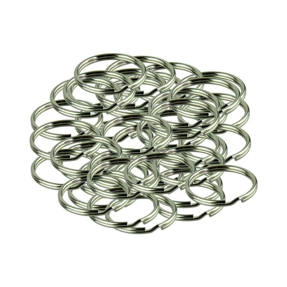 Anahtarlık Halkası Metal 2.2 Cm (1000 Adet)  Gümüş