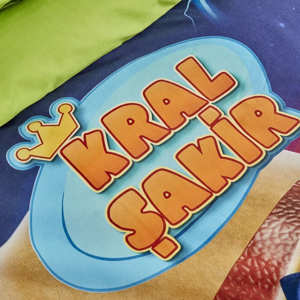 Karaca Home X Kral Şakir Devler Uyandı Tek Kişilik Nevresim Takımı - 8