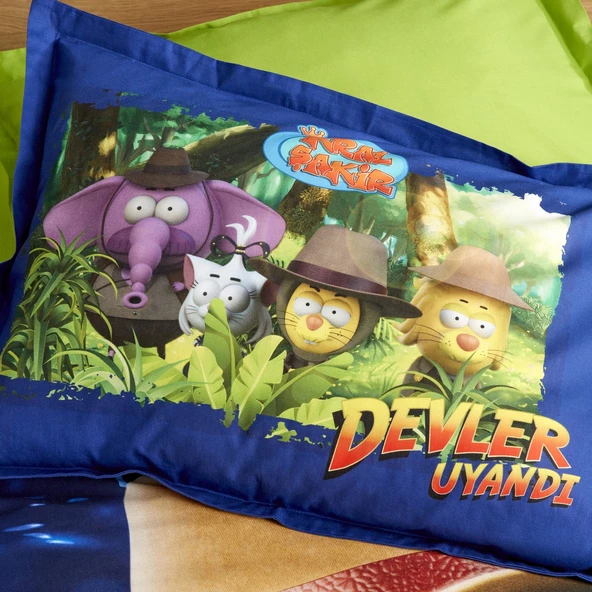 Karaca Home X Kral Şakir Devler Uyandı Tek Kişilik Nevresim Takımı - 9