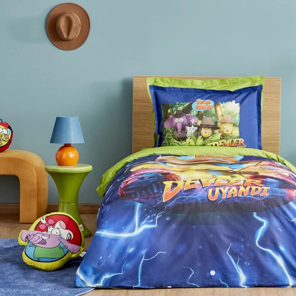 Karaca Home X Kral Şakir Devler Uyandı Tek Kişilik Nevresim Takımı - 2