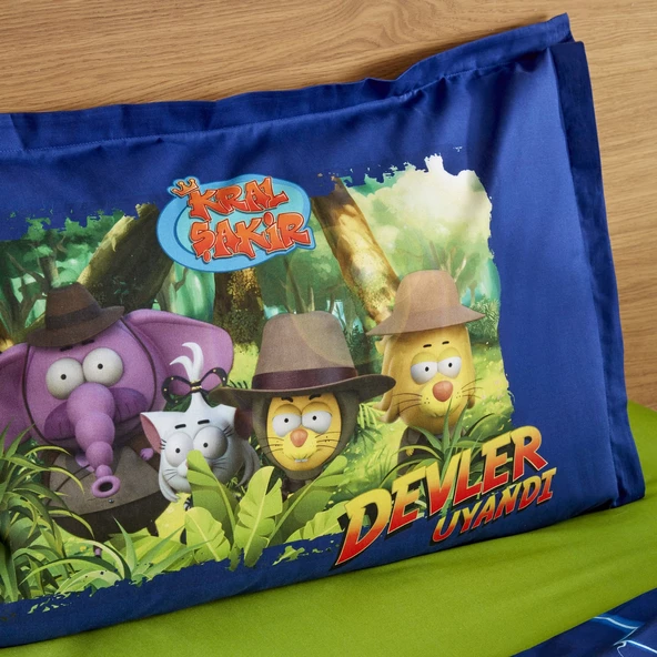 Karaca Home X Kral Şakir Devler Uyandı Tek Kişilik Nevresim Takımı - 11