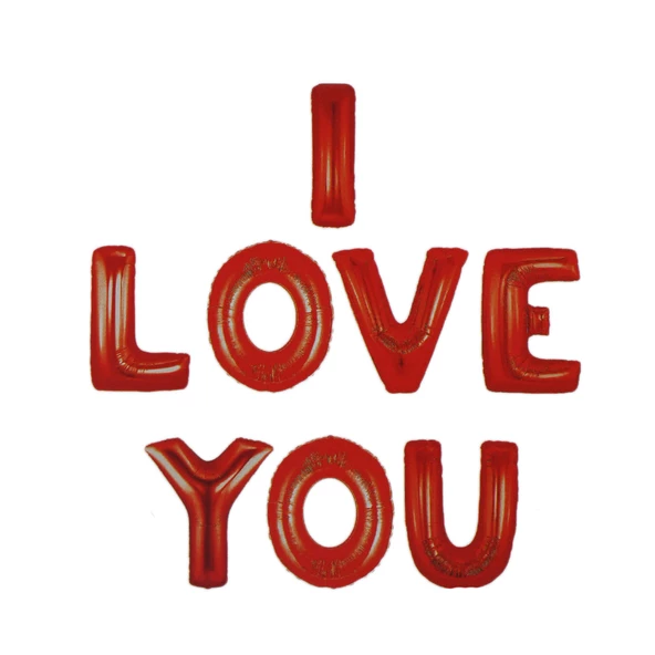 Folyo Balon I Love You  Set 45 CM  Kırmızı