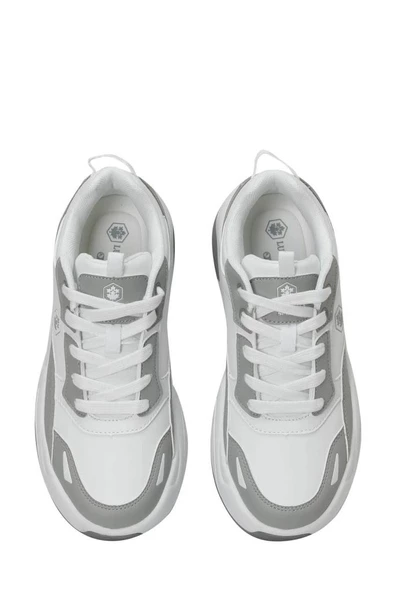 Lumberjack DEAR 4PR 101783257 Koşu Yürüyüş  Ayakkabısı Beyaz A.Gri 36-40 - 4