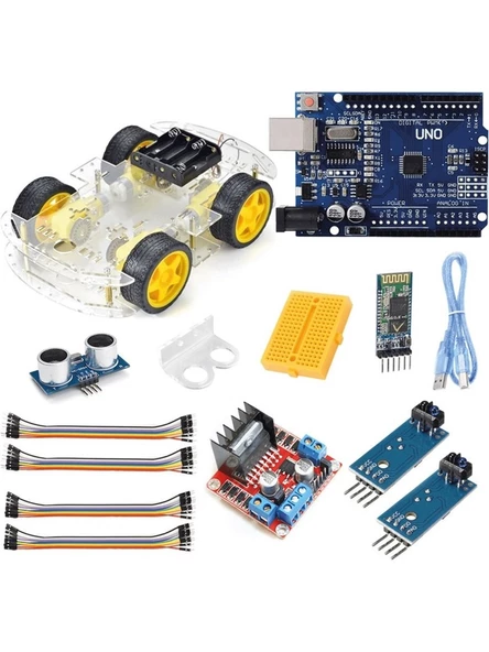 Arduino 4wd Araç Seti Bluetooth