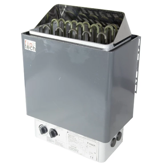 FINTECH Gövdeden Kumandalı Sauna Sobası FTN Model 4,5 kW 3-6 m3 (20 kg taş)-ToptancıyızBiz ürün görseli 1