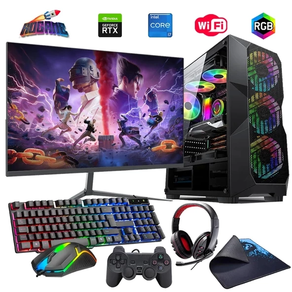 İ7 13700F 16GB DDR4 480SSD 6GB RTX3050 24" Monitörlü (Gaming SET)