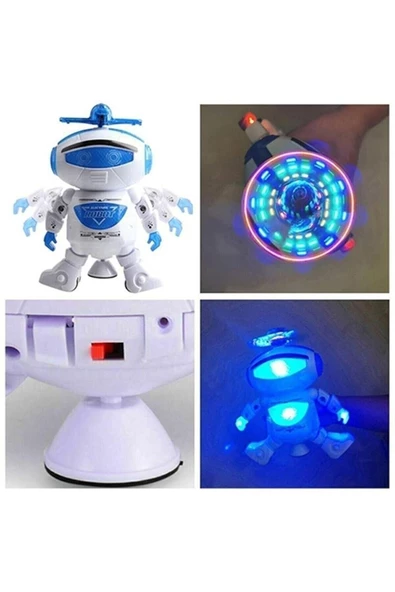 BabyDOOR Toys 99444-2 360 Derece Dönen Dans Eden Robot - 2