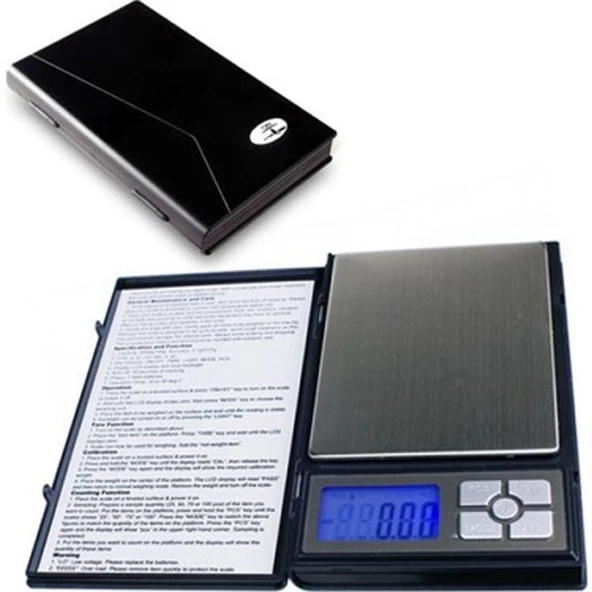 Notebook Hassas Cep Terazi 500 Gr 0.01 Taksimat Dijital