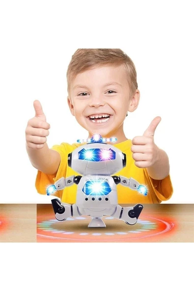 BabyDOOR Toys 99444-2 360 Derece Dönen Dans Eden Robot - 6