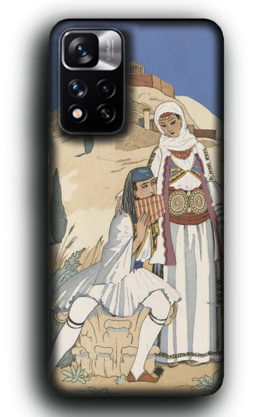 Redmi Note 11 Pro Plus 5G Uyumlu Lansman Telefon Kılıfı "Art Deco Çöl Kadınlar Antika Fransız"