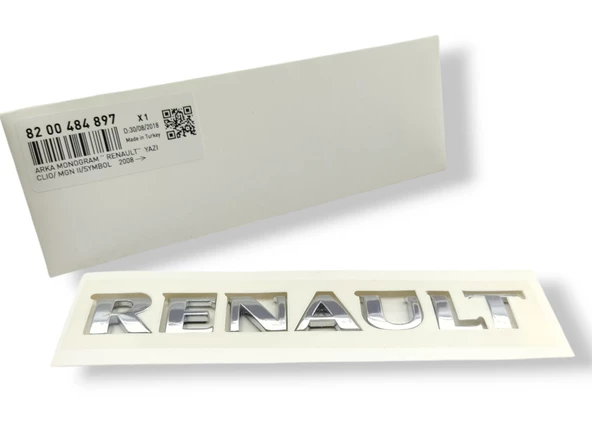 Renault Bagaj Arka Yazı Küçük Yazı - Renault Clio Kangoo Megane  8200484897 908923876R ürün görseli 1