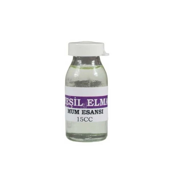 Mum Esansı  (Mum Koku Aromaları ) 15 Cc  Yeşil Elma