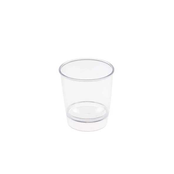 Mika Akrilik  Shot Bardak Mum Bardağı  6X4.2 CM 35 CC (12 Adet)