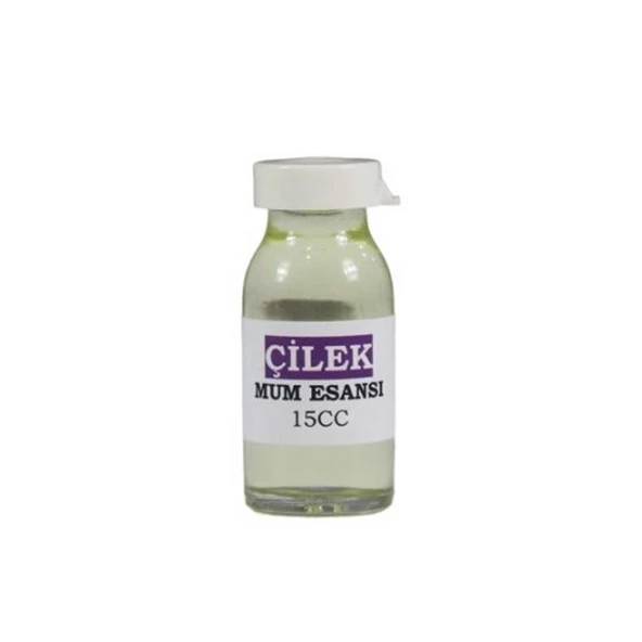 Mum Esansı  (Mum Koku Aromaları ) 15 Cc  Çilek