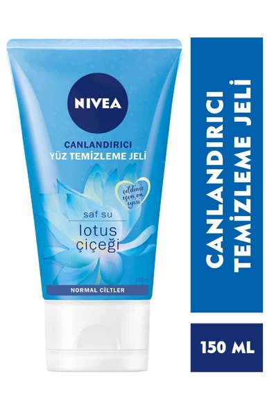 Nivea Canlandırıcı Yüz Temizleme Jeli Normal Ciltler Lotus Çiçeği 150 ml