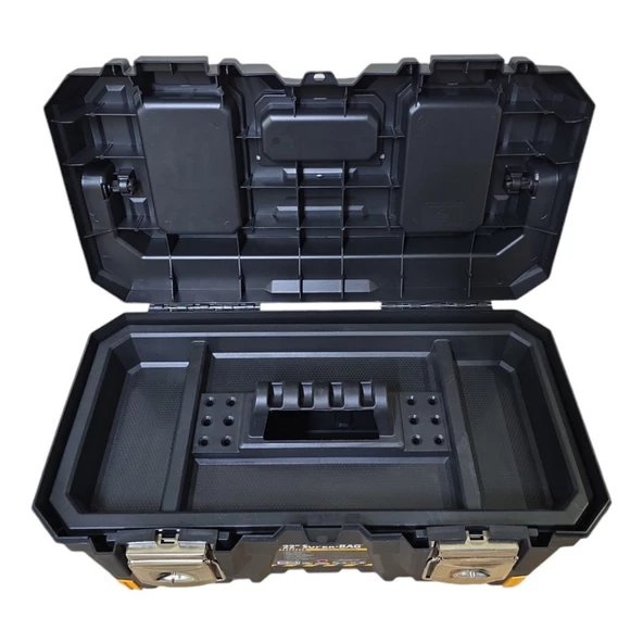Super-Bag ASR-4017 22" Alüminyum Saplı Siyah Renk Takım Çantası - 5