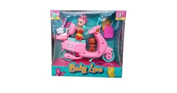 Beyaz Oyuncak 130 Antonella Minik Dostları ve Motoru Baby Love - 2