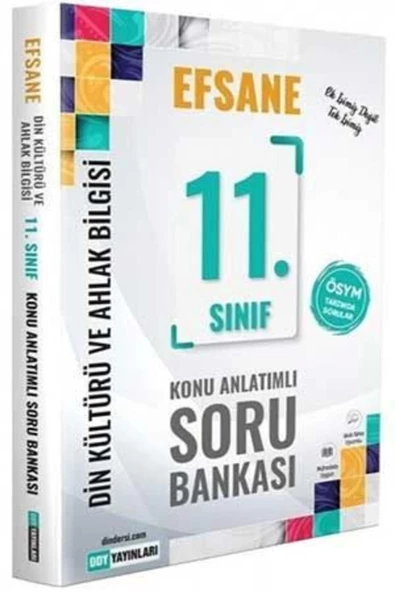 DDY YAYINLARI 11.Sınıf Din Kültürü ve Ahlak Bilgisi Efsane Konu Anlatımlı Soru Bankası
