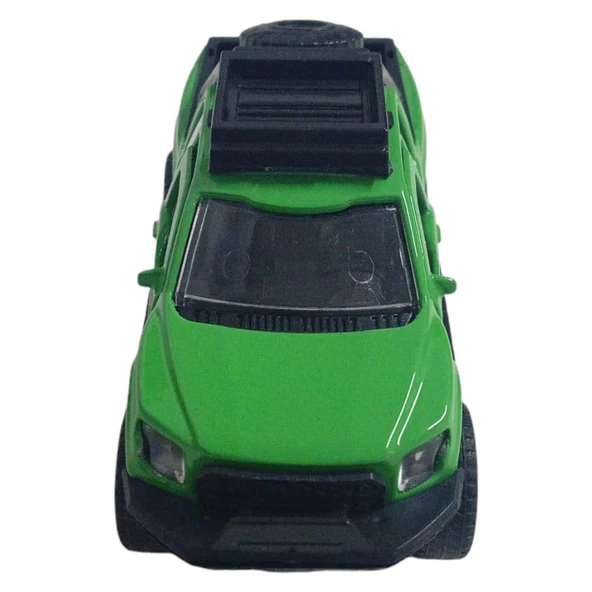 Çek Bırak Metal Arazi Aracı 13 cm - Yeşil - 4