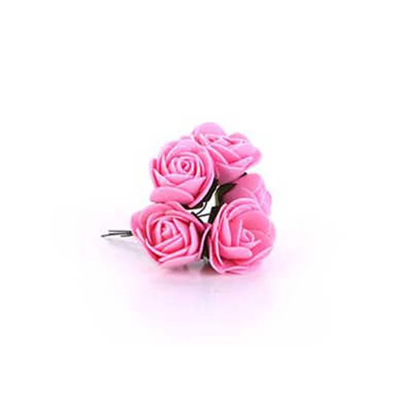 Lateks Gül Küçük Boy (144 Adet)  Pembe