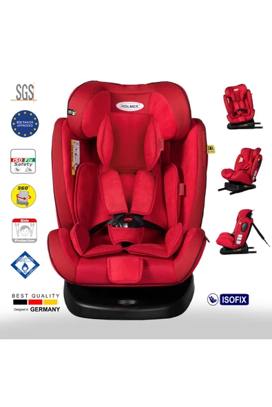 HOLMER Kids Maxi Protect Aero 3d ( 360 Derece Dönebilir) 0-36kg Isofix Oto Koltuğu
