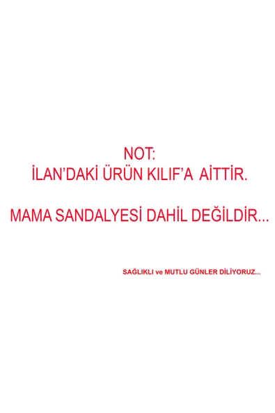 HOLMER Leke Tutmaz Organik Mama Sandalyesi Minderi & Kılıfı ML TURUNCU - 3