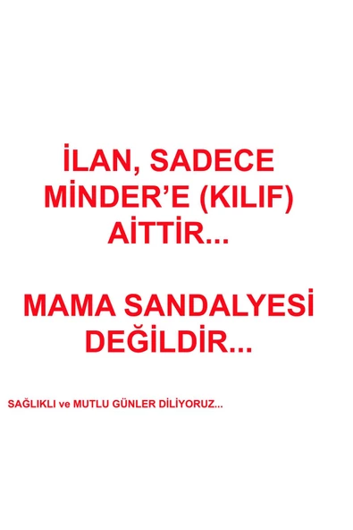 HOLMER Leke Tutmaz Organik Mama Sandalyesi Minderi & Kılıfı Md Gri - 3