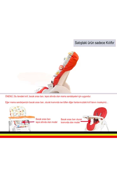 HOLMER Leke Tutmaz Organik Mama Sandalyesi Minderi & Kılıfı Max-M Koyu Gri - 4