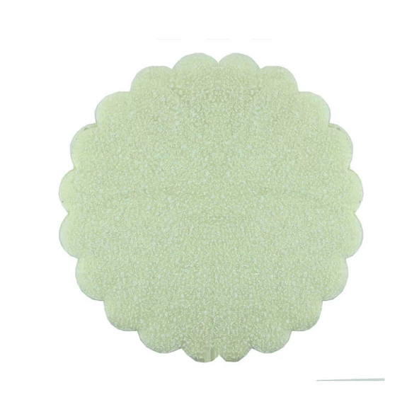 Karlı Organze Hazır Kesilmiş Tül 18 Cm (100 Adet)  Krem