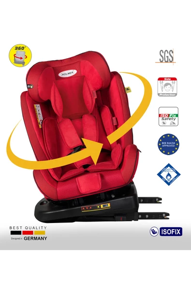HOLMER Kids Maxi Protect Aero 3d ( 360 Derece Dönebilir) 0-36kg Isofix Oto Koltuğu - 2
