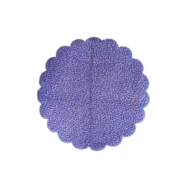 Karlı Organze Hazır Kesilmiş Tül 18 Cm (100 Adet)  Lila