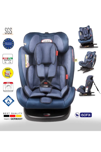 HOLMER Kids Maxi Protect Aero 3d ( 360° Dönebilir) 0-36kg Isofix Oto Koltuğu