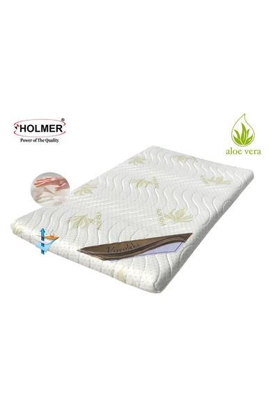 HOLMER Kids Maxi Comfort Eurostyle Oyun Parkı 60 x 120 cm Mürdüm+Aloevera Yatak - 6