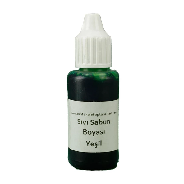 Sıvı Sabun Boyası Sıvı 10 GR  Yeşil